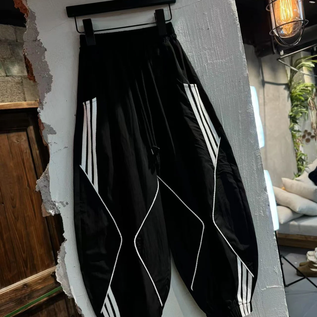 吾2025【Y】2月15日 儿童男童女童黑色拉条休闲裤2524-