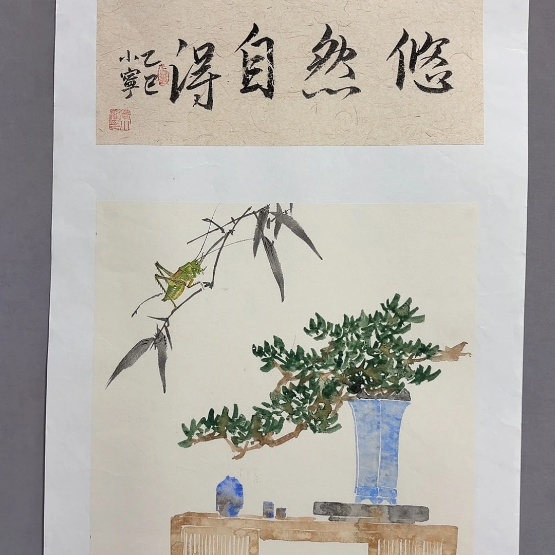 国画亲笔手绘放心去藏