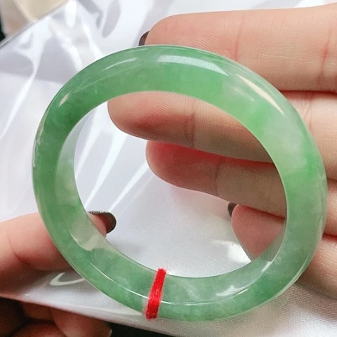 未镶嵌手镯翡翠正圈0035