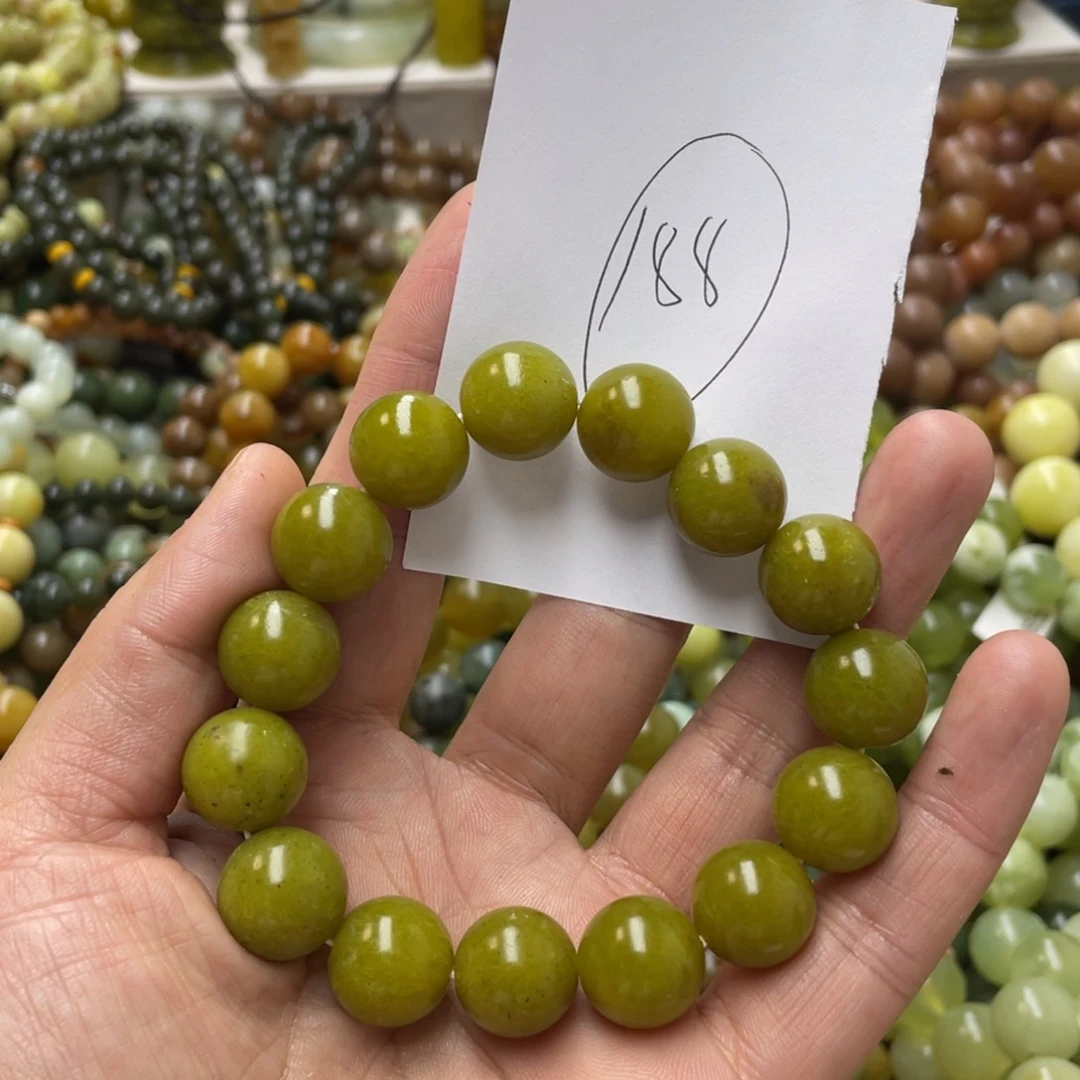蛇纹石玉手链未镶嵌