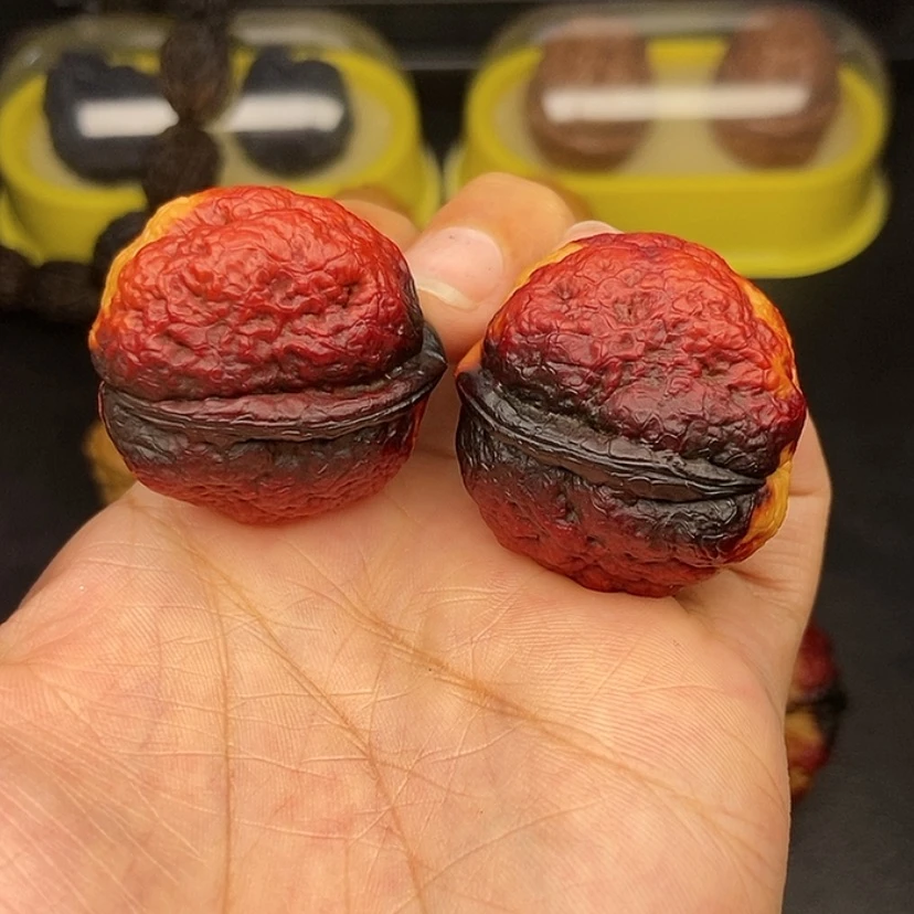 【闪购商品】文玩核桃把件33尺七彩肌肉小青蛙