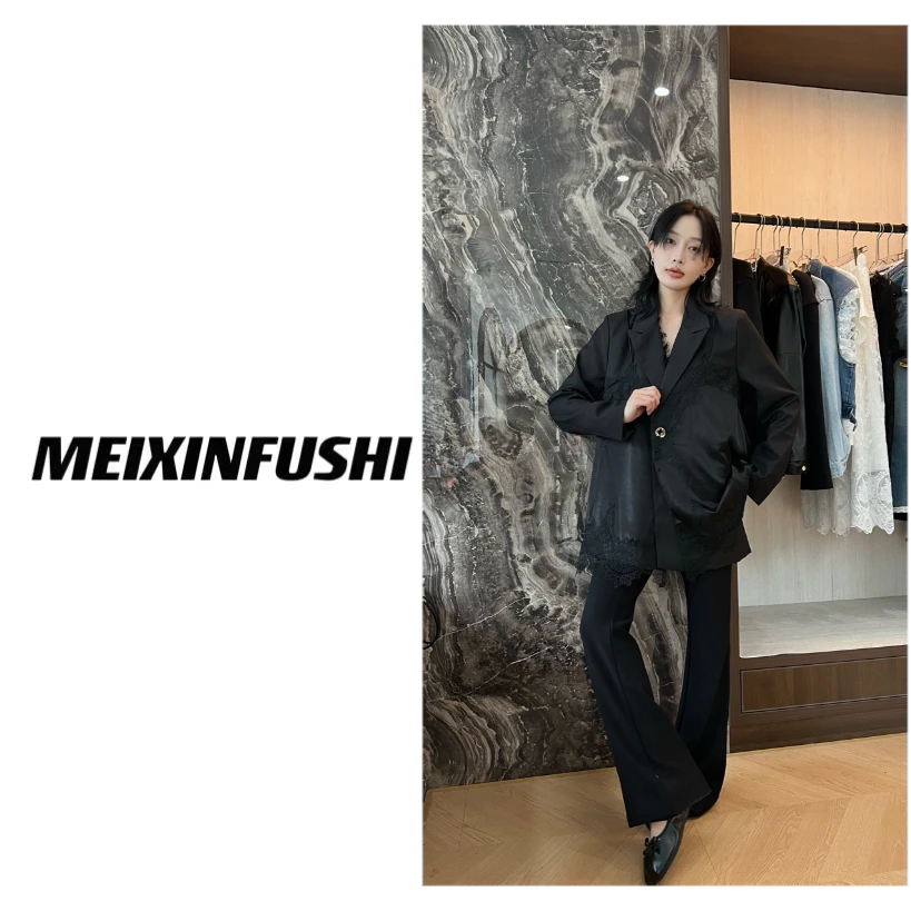 【Mei Xin】蕾丝设计西装外套/6220/D
