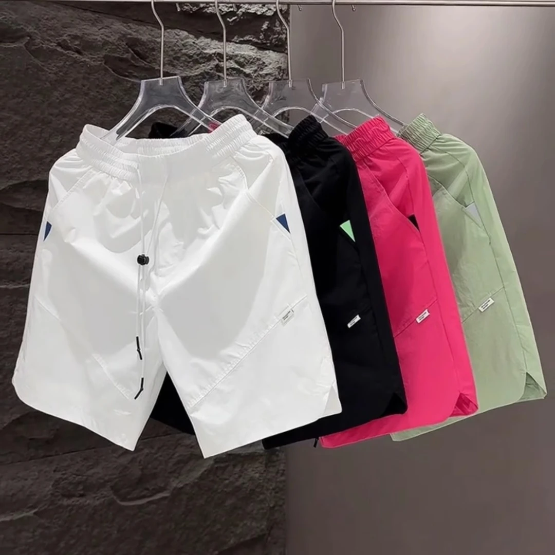 男士潮流百搭工装风夏季潮速干纯色五分裤外穿休闲裤短裤透气韩版