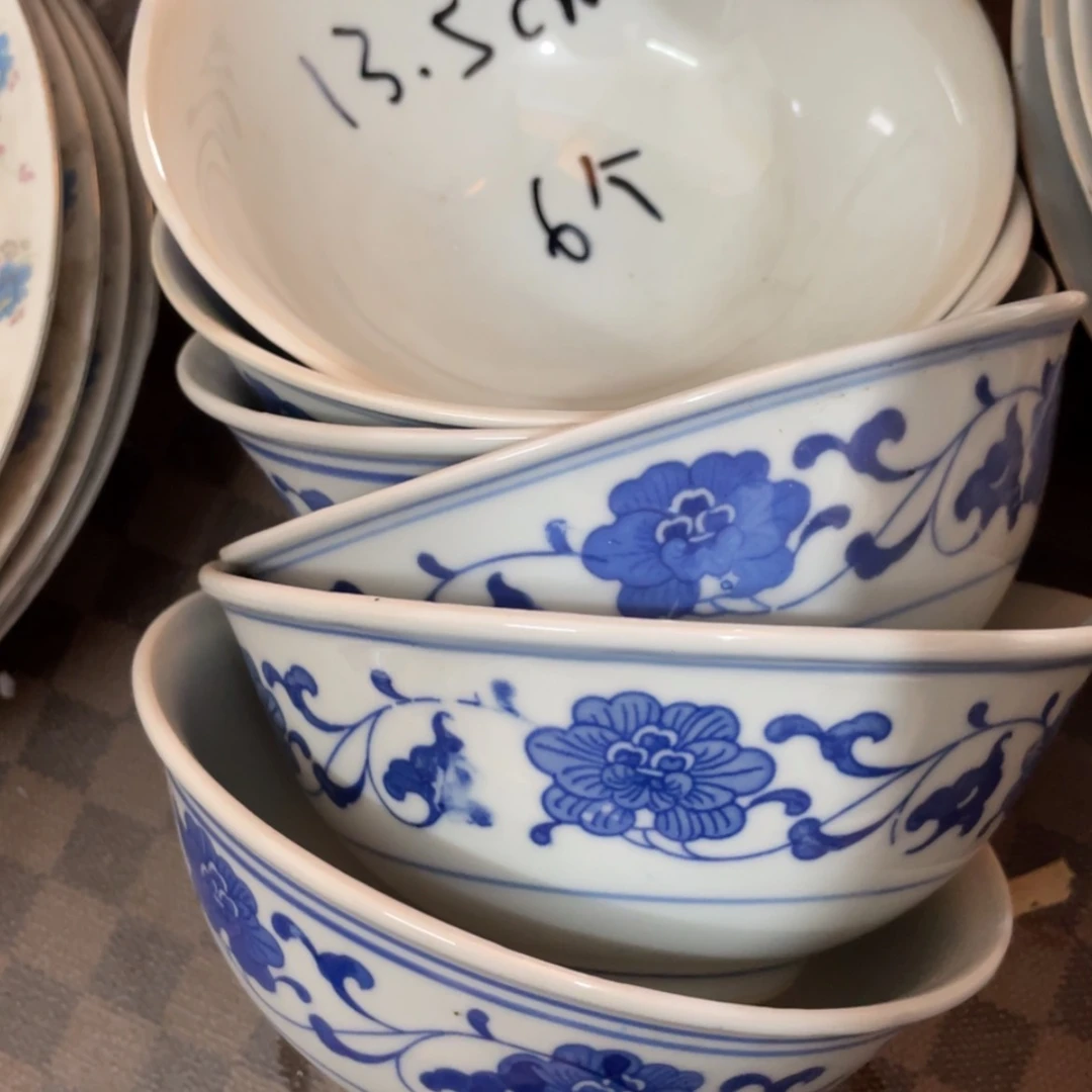 【闪购商品】景德镇陶瓷现代工艺景德镇陶瓷13.5公分6个