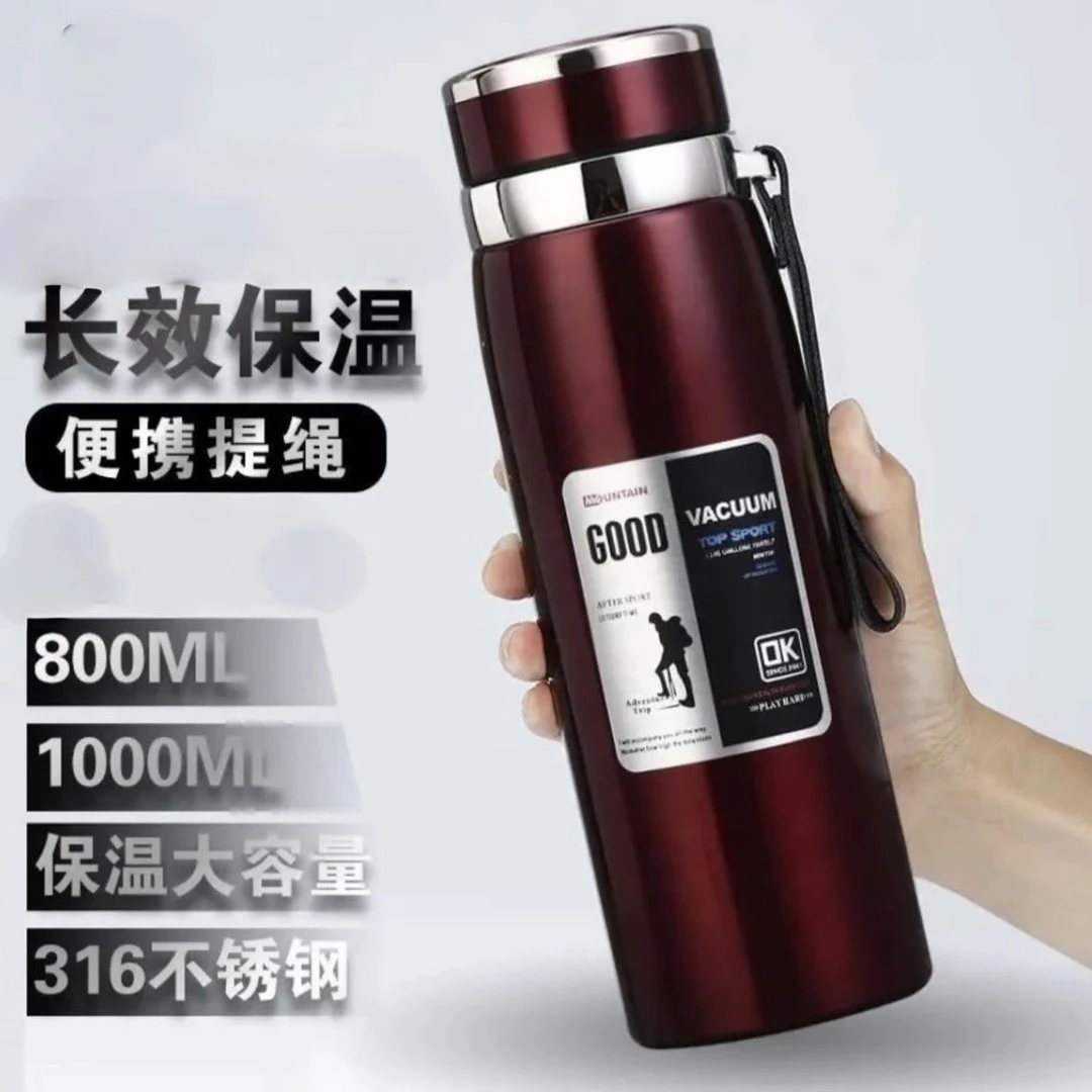 316不锈钢保温杯男女外泡茶水杯1977