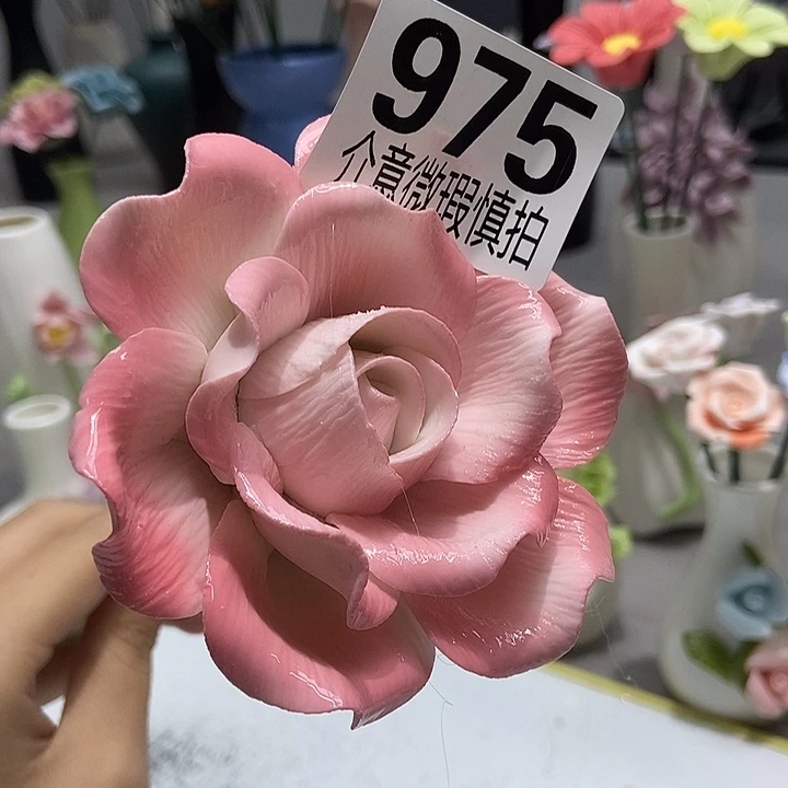 陶瓷纯手工捏花设计