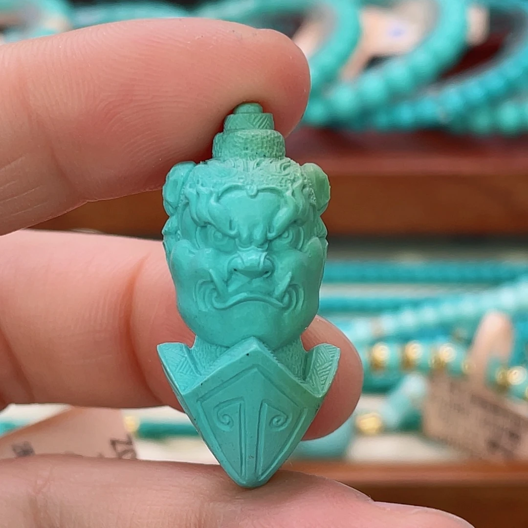 未镶嵌绿松石珠宝半成品