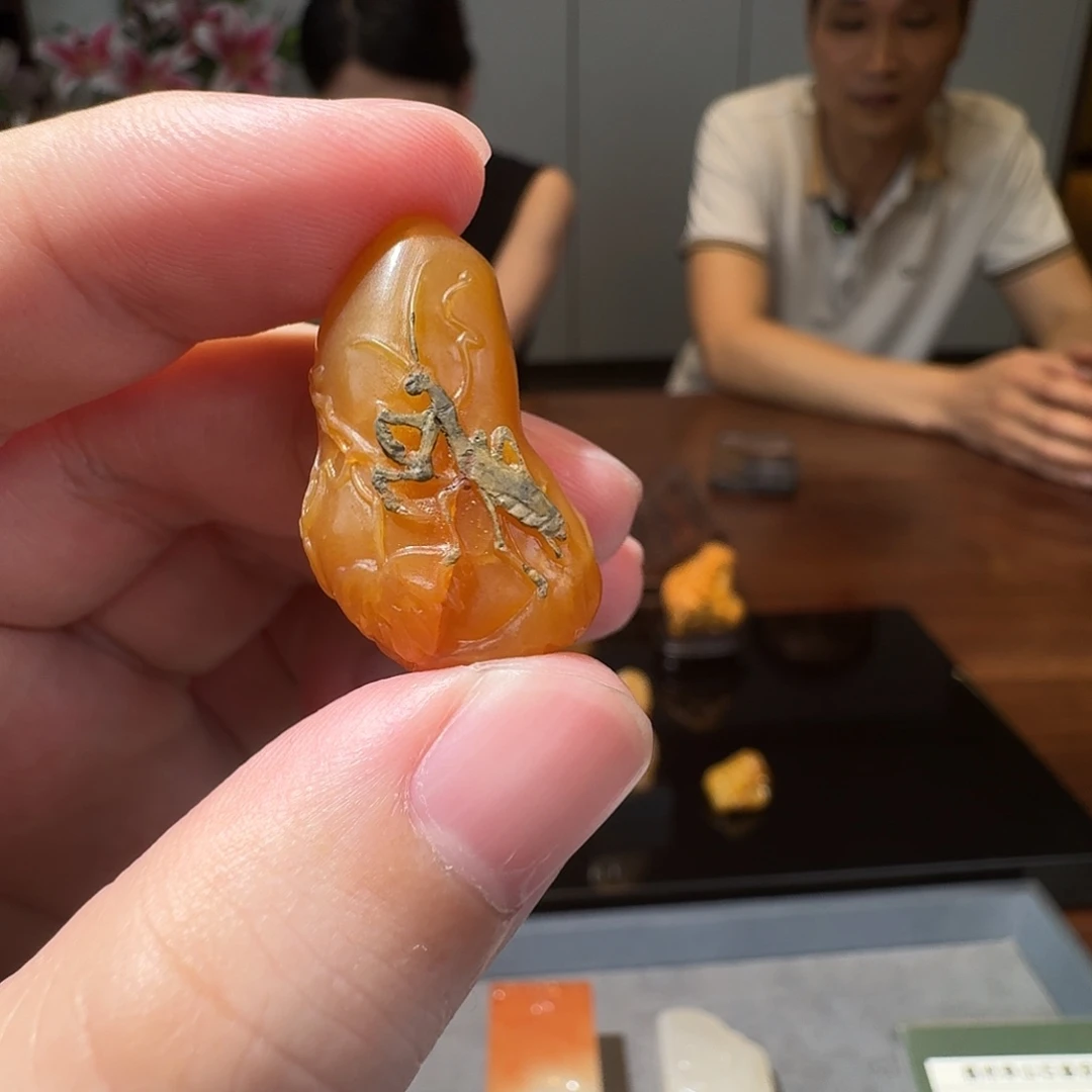 l***t寿山石印石田黄挂坠一枚