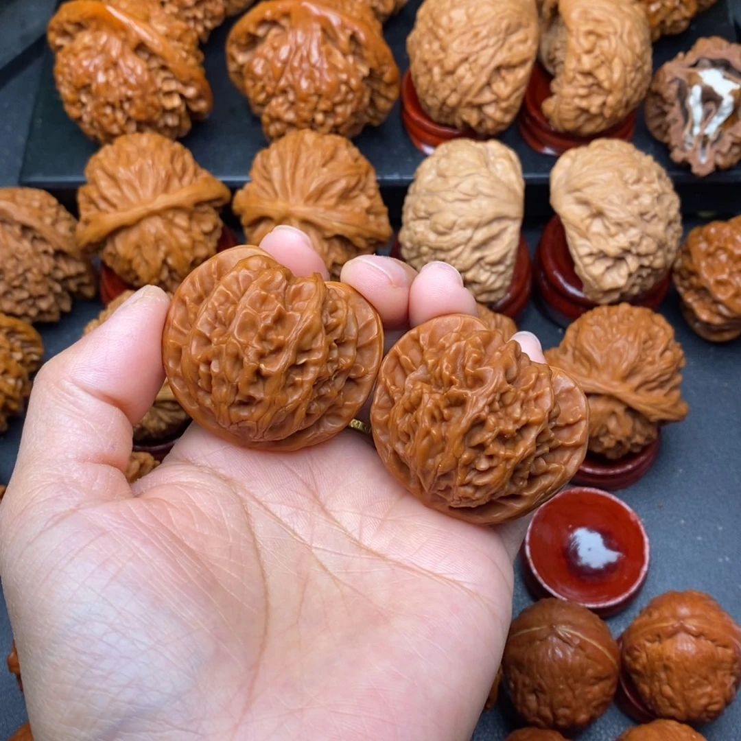 文玩核桃把件42宫灯