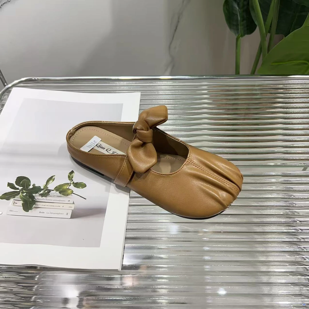 秋冬法式拖鞋女新款配裙子仙女风拖鞋5533