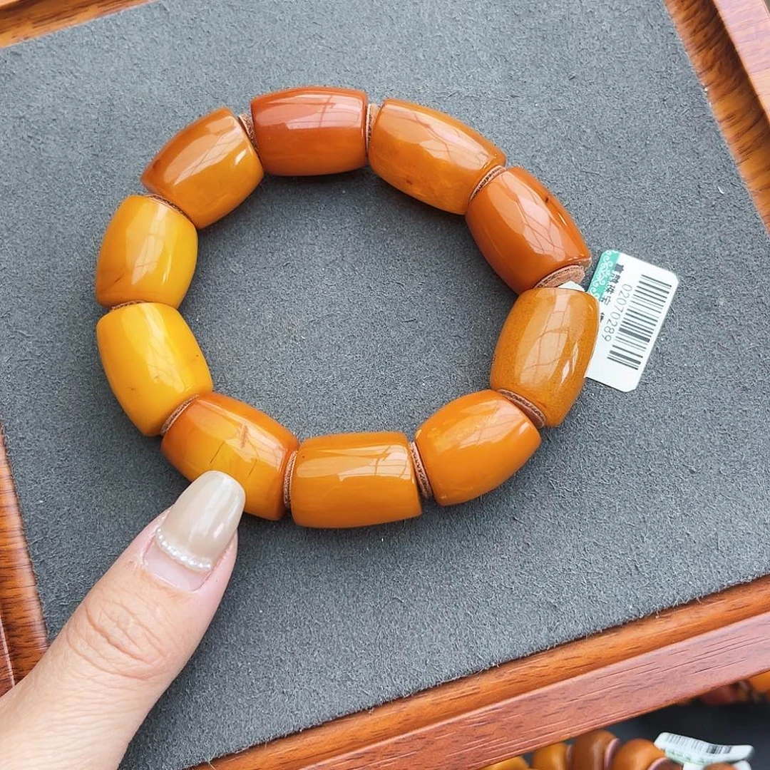 琥珀手链未镶嵌17m 马蹄