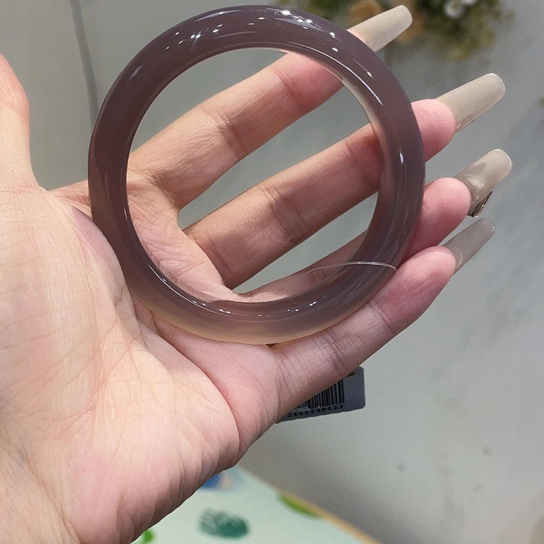 玛瑙/玉髓手镯（开口镯）未镶嵌60圈口