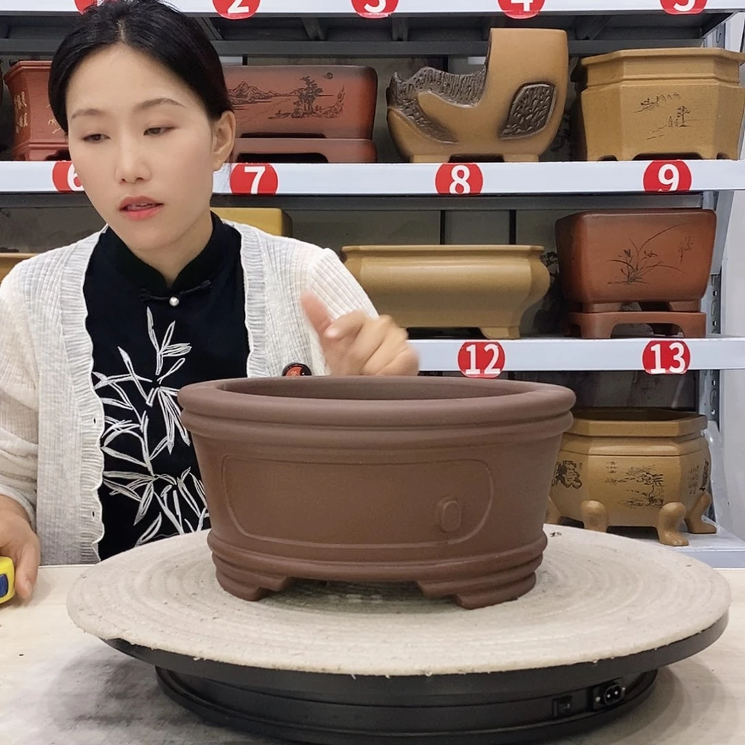 紫砂花盆紫砂花盆
