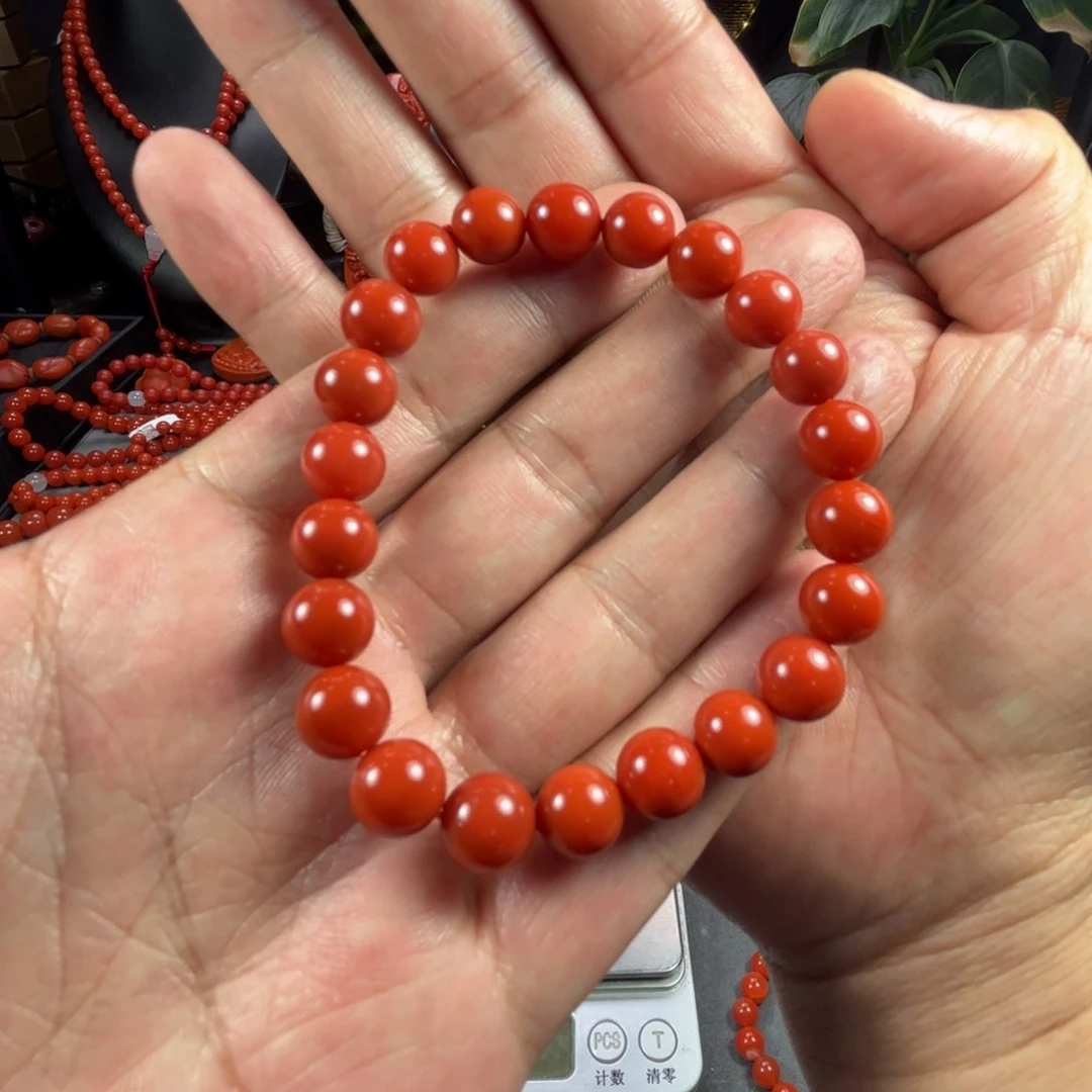 ⁷***手链未镶嵌南红玛瑙