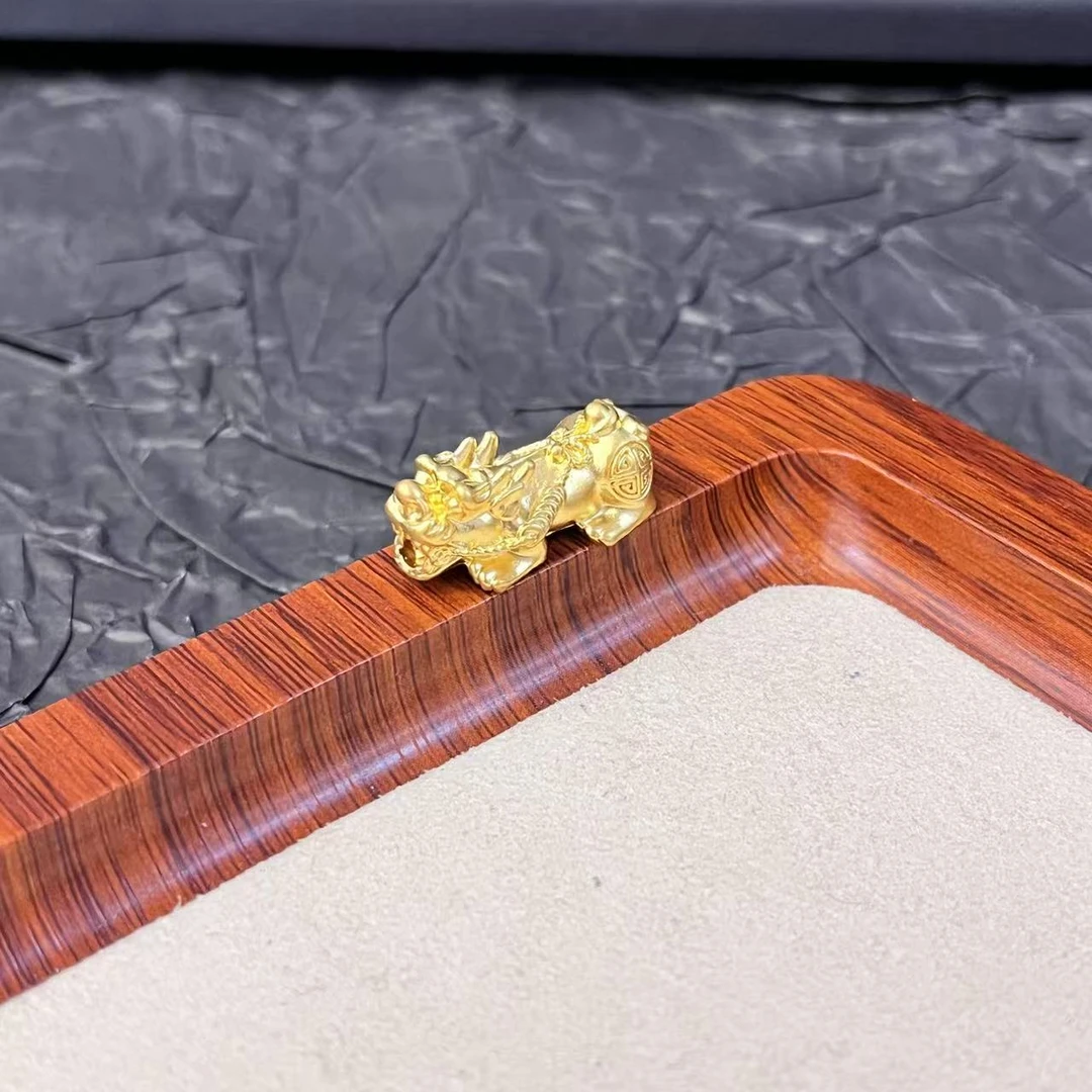 君潮黄金小号招财貔貅足金DP1357