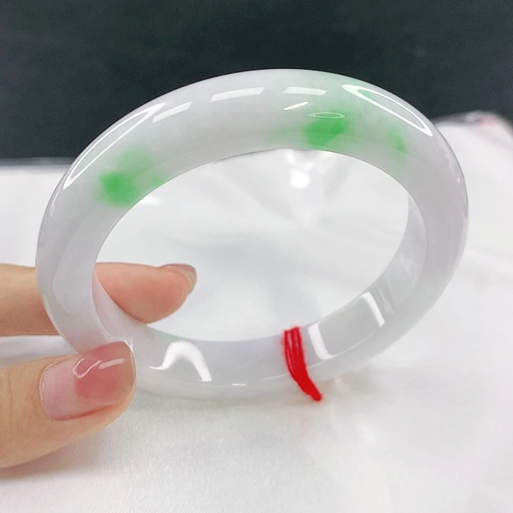 翡翠未镶嵌手镯圈59，40112