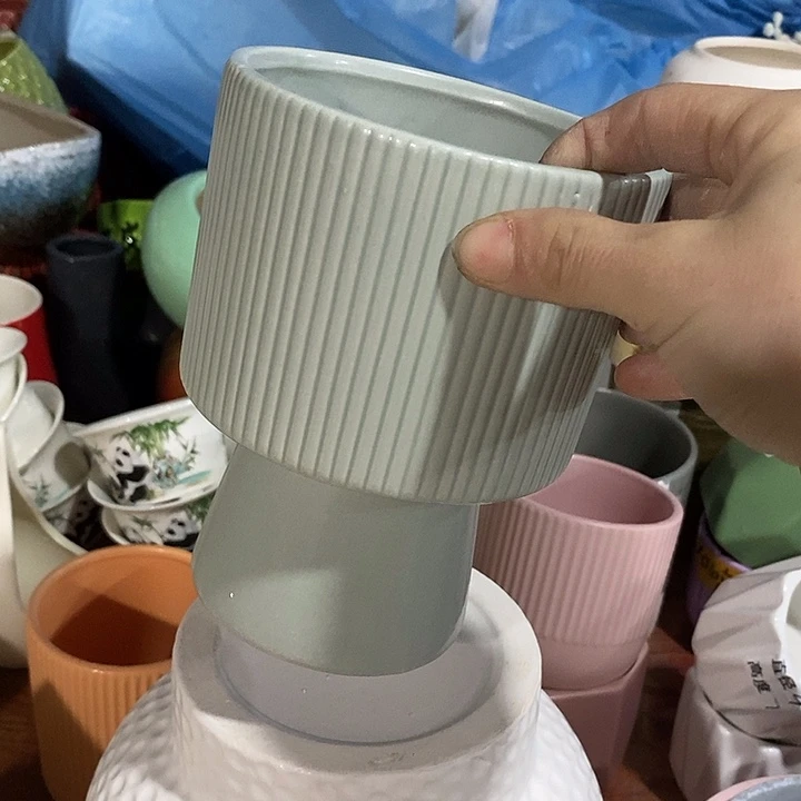 陶摆件陶盆有孔 瑕疵介意勿拍