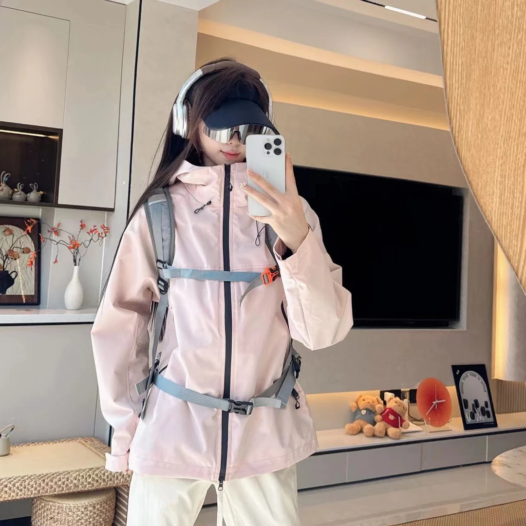 『ABTM』新款潮流防风防水三合一可拆卸春秋季外套男女款防风冲锋衣