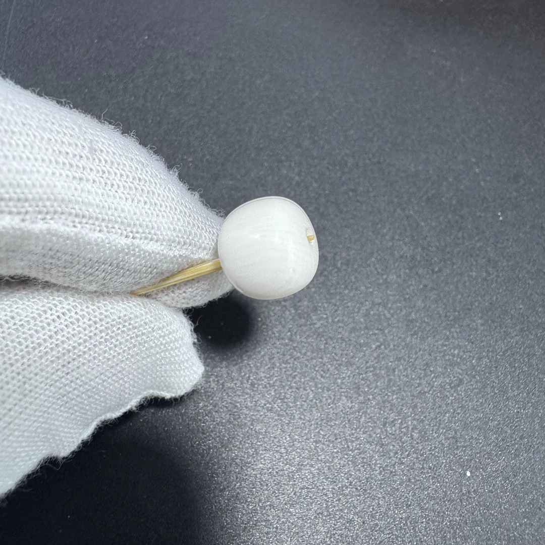 【天选毕业】C0007天然猛犸牙冰料精品老型珠11*10mm