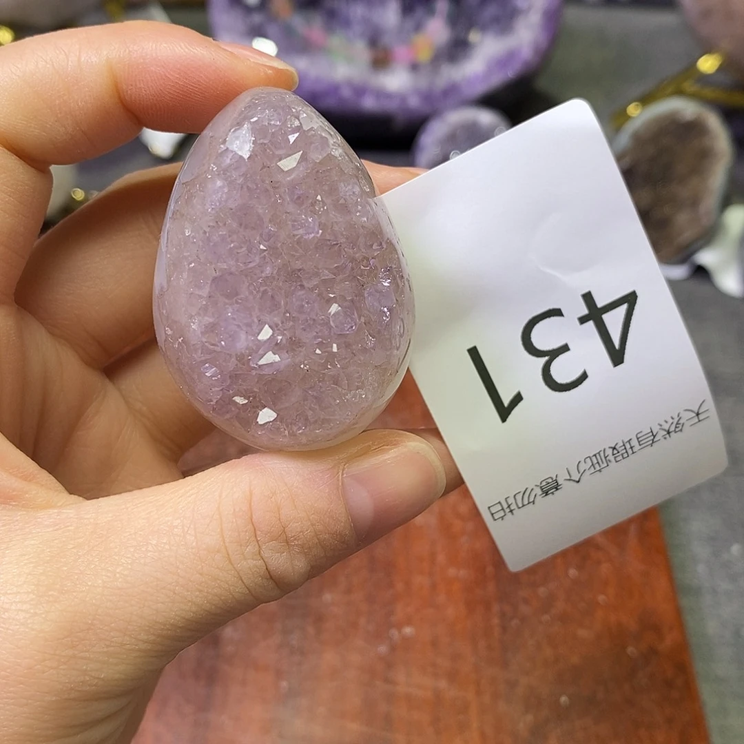 珠宝半成品紫晶未镶嵌