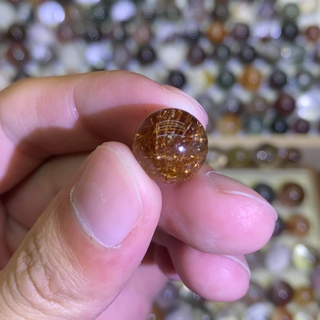 水晶未镶嵌珠宝半成品4效应发12.6
