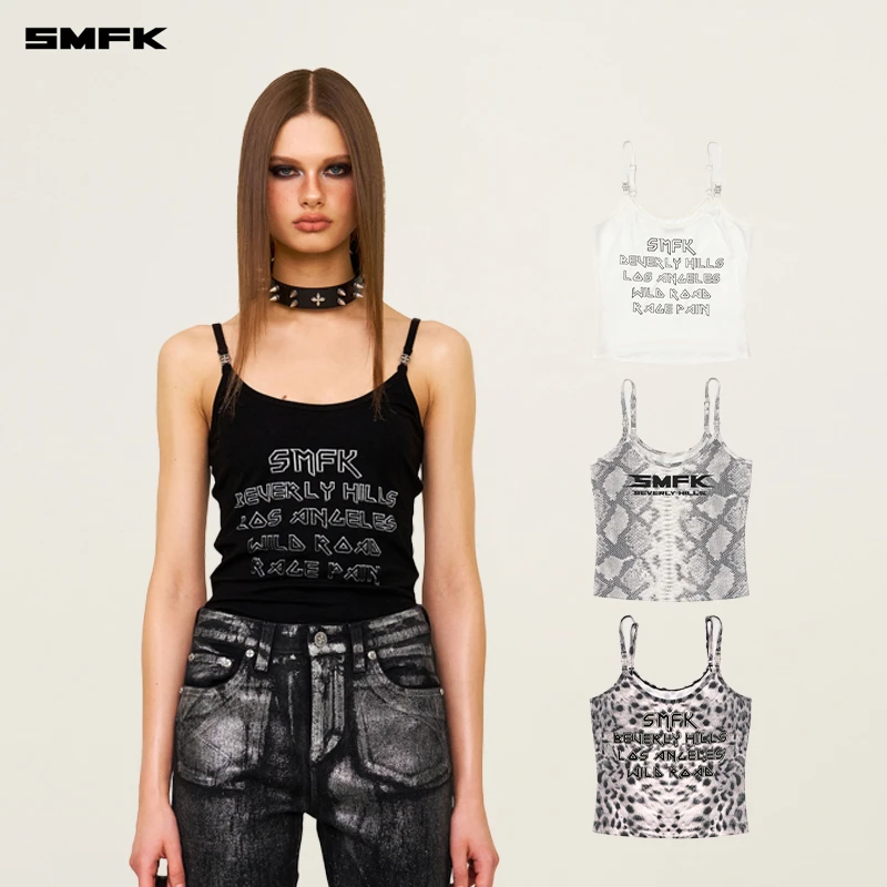 SMFK幻影运动吊带 TK003B1 百搭性感美背修身无袖背心