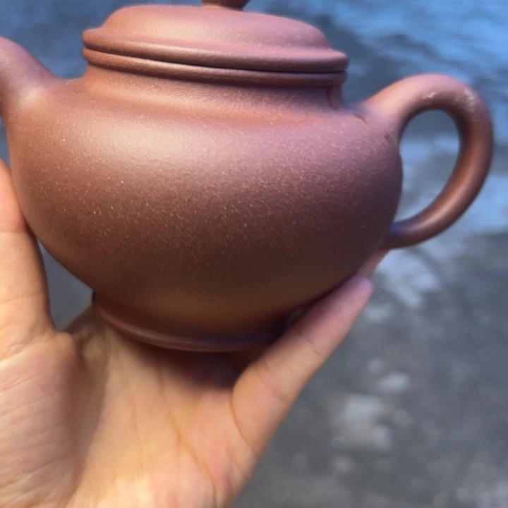茶壶紫砂紫泥半手370