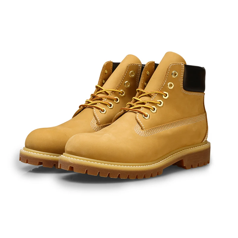 华仔严选高端固特异工艺大黄靴男女同款阿美咔叽工装鞋情侣款