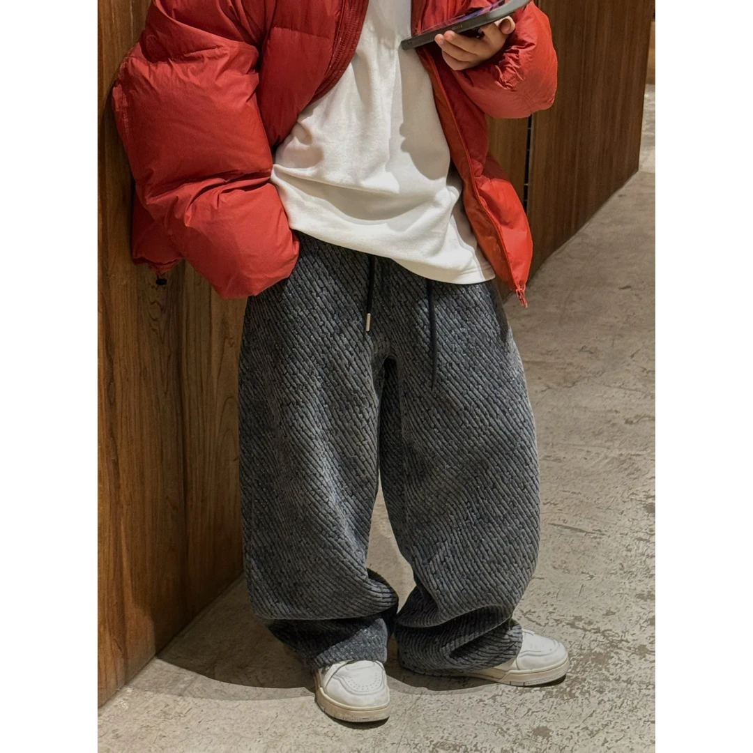 THE LUHAN 【走秀T台】秋冬针织闪亮亲子装中大童加绒裤子24707