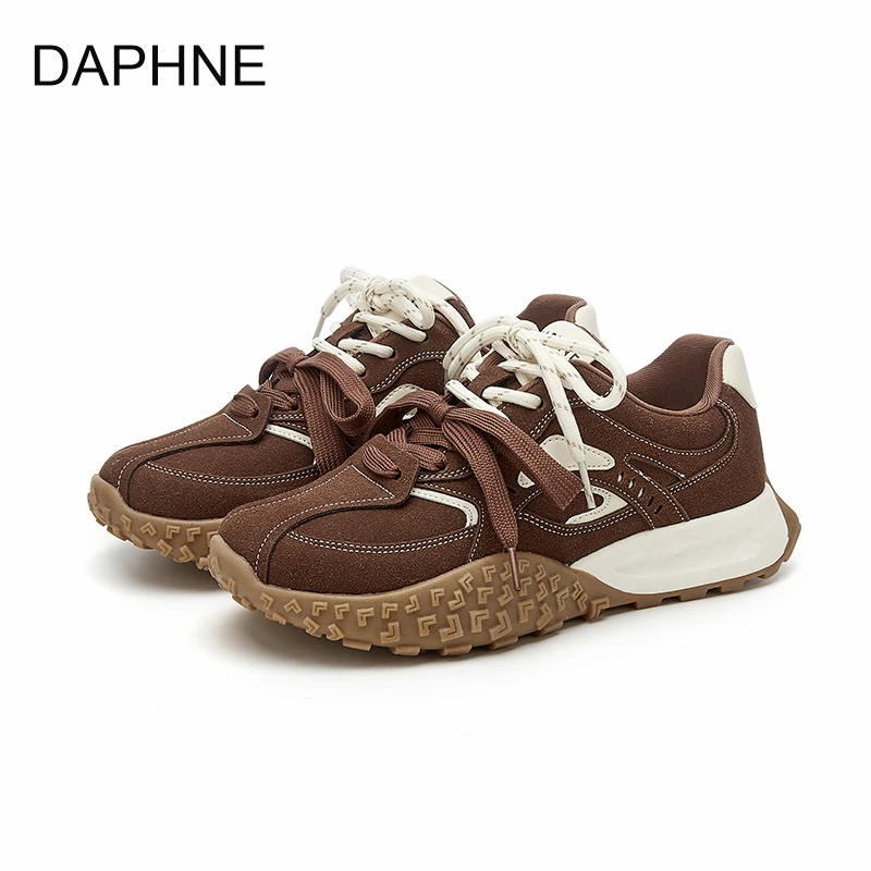 Daphne/达芙妮2025阿甘鞋女春季欧美休闲风低帮时尚透气运动鞋
