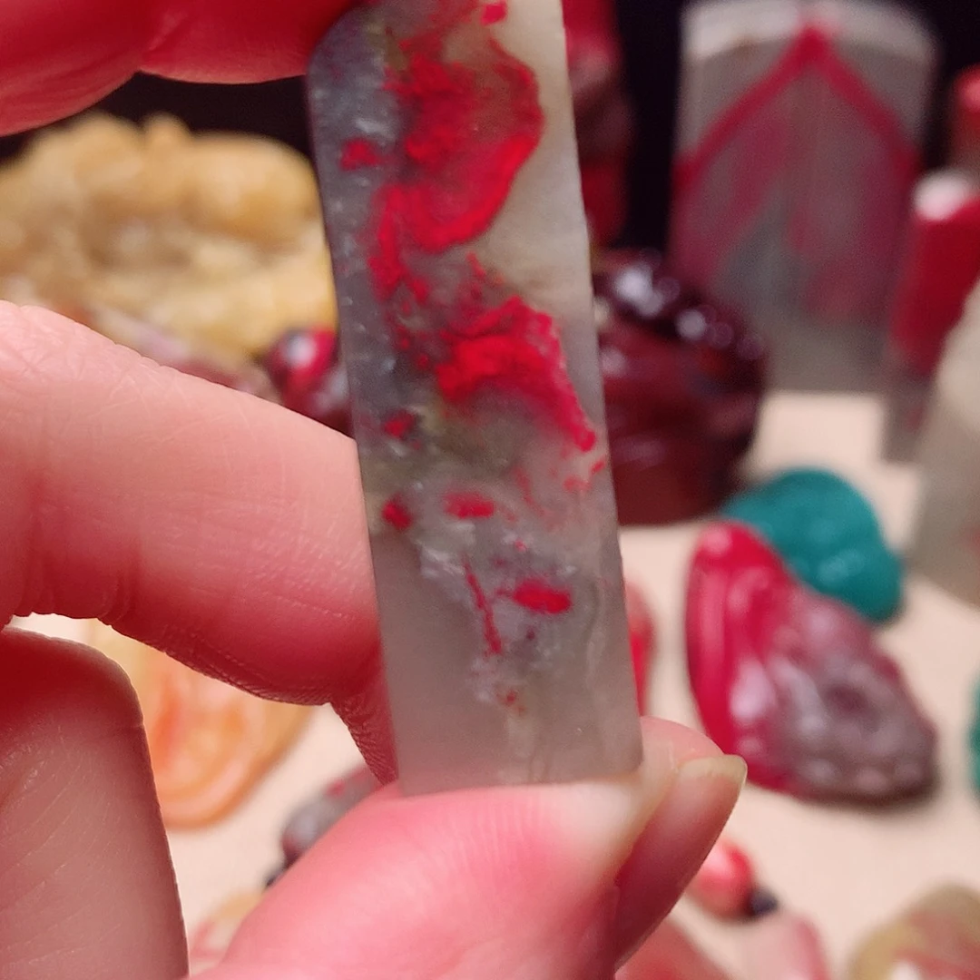 昌化鸡血石無*精美印章