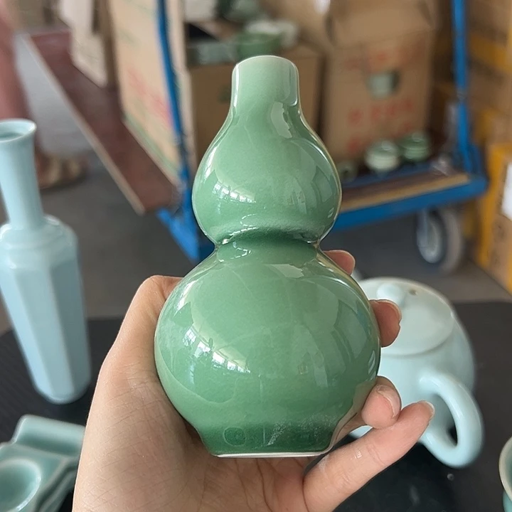 龙泉云间青瓷小米茶器