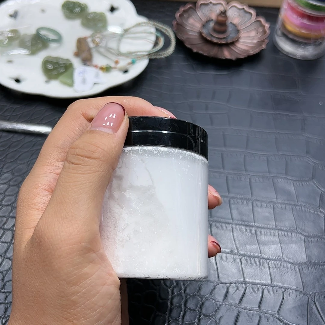 烟晶手链银S925镶嵌珠珠粉粉