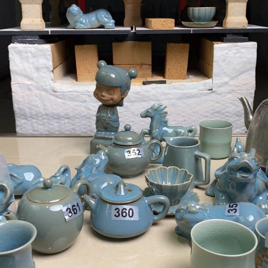 壶承小****r原矿釉原产地汝瓷精品