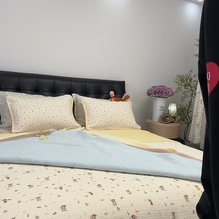 竹子纤维星星伙伴加绒2.7三件套