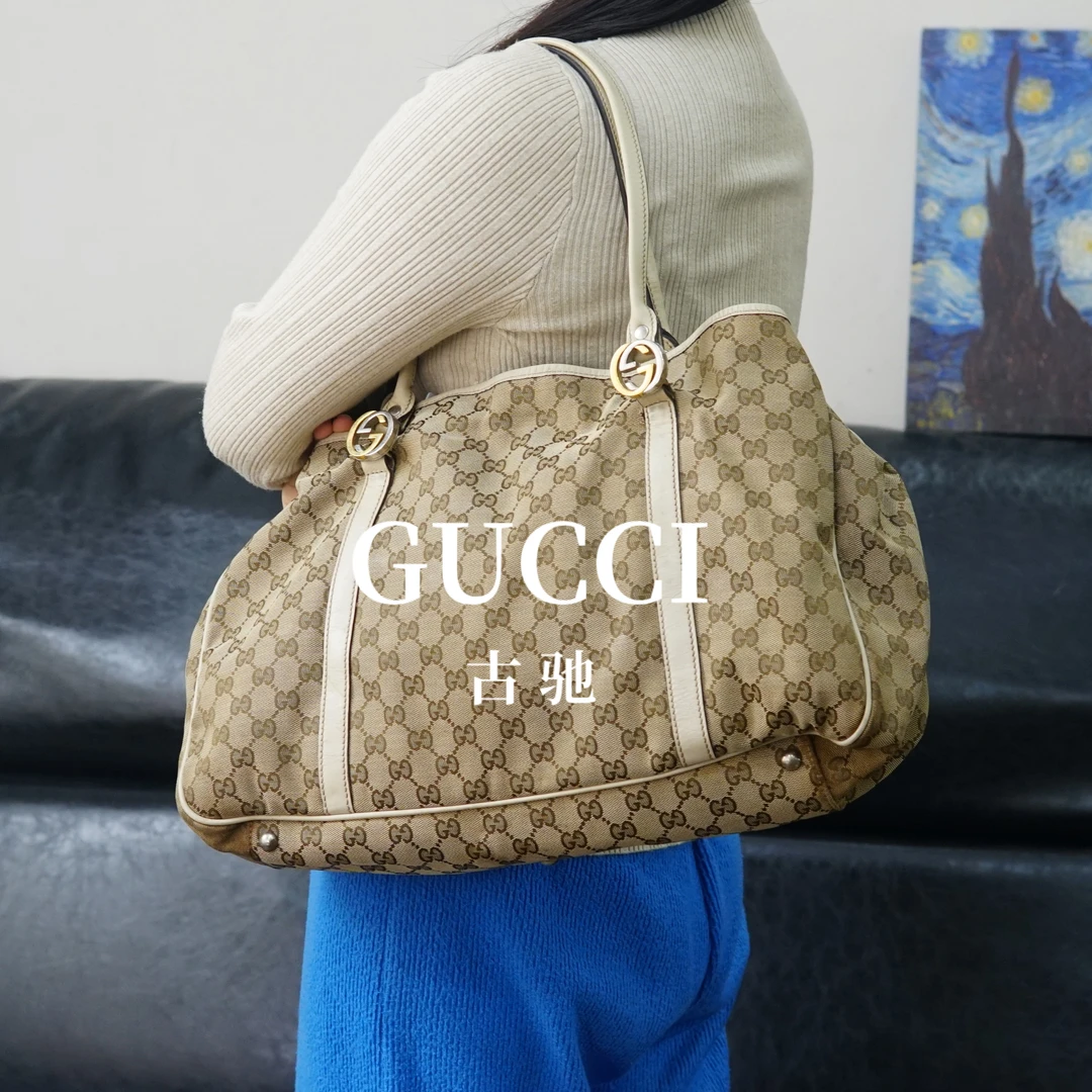 95新 GUCCI/古驰 老花单肩包/HD02410031/0031