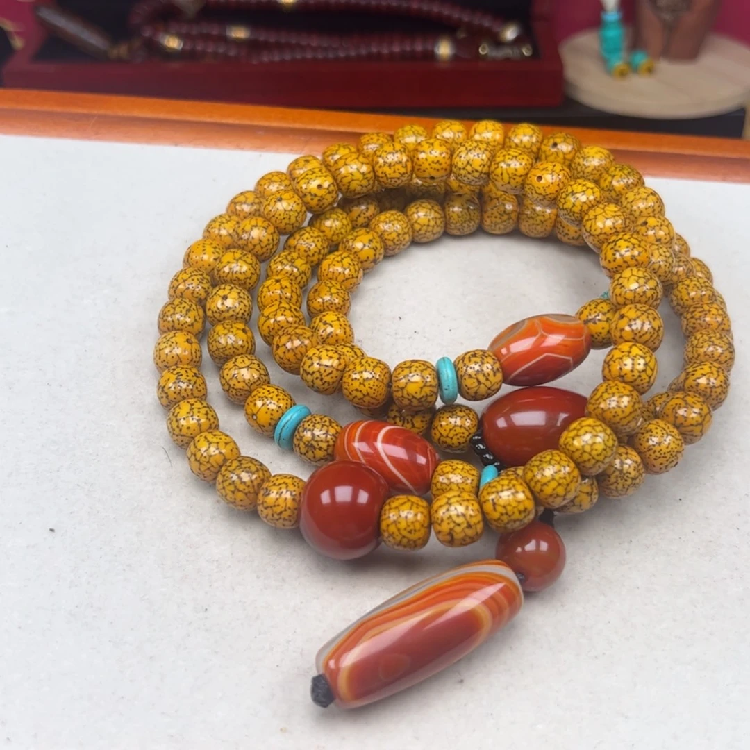 爱***6星月菩提吊坠星月