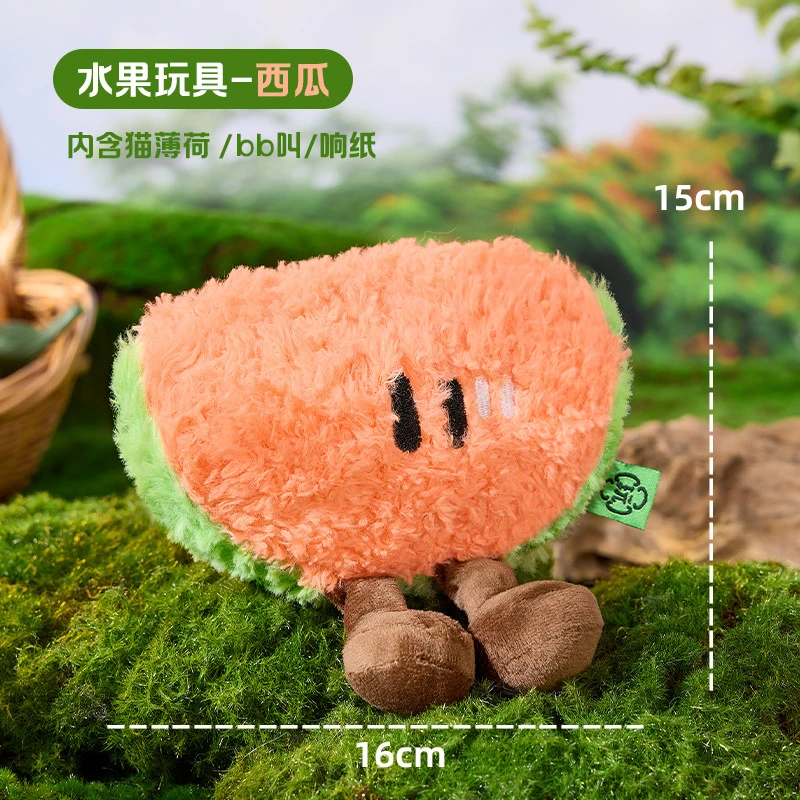可爱猫咪解闷发声玩具响纸猫薄荷毛绒