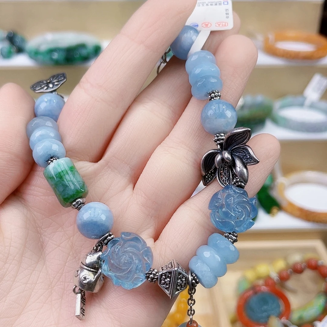 翡翠未镶嵌手链手链