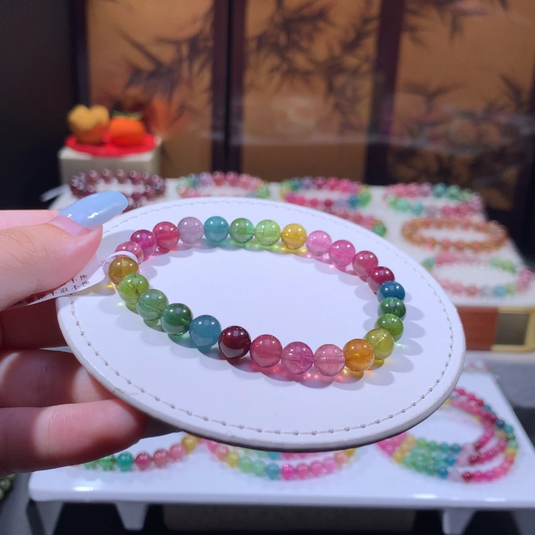 未镶嵌手链碧玺碧玺