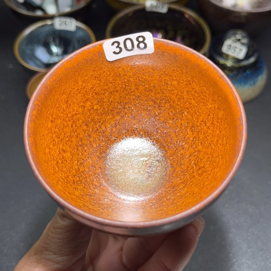 茶盏308 建盏单盏放大漏……