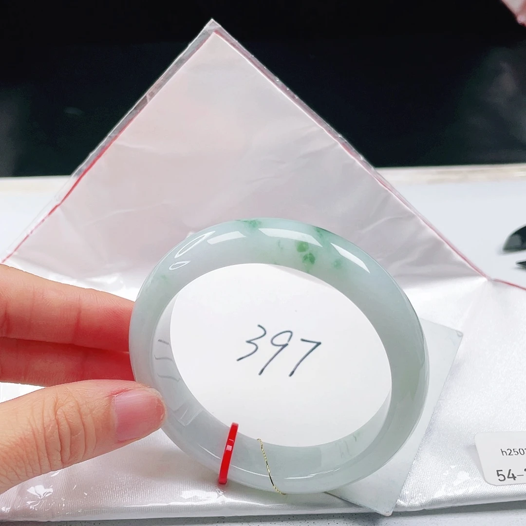 翡翠未镶嵌手镯54+正圈