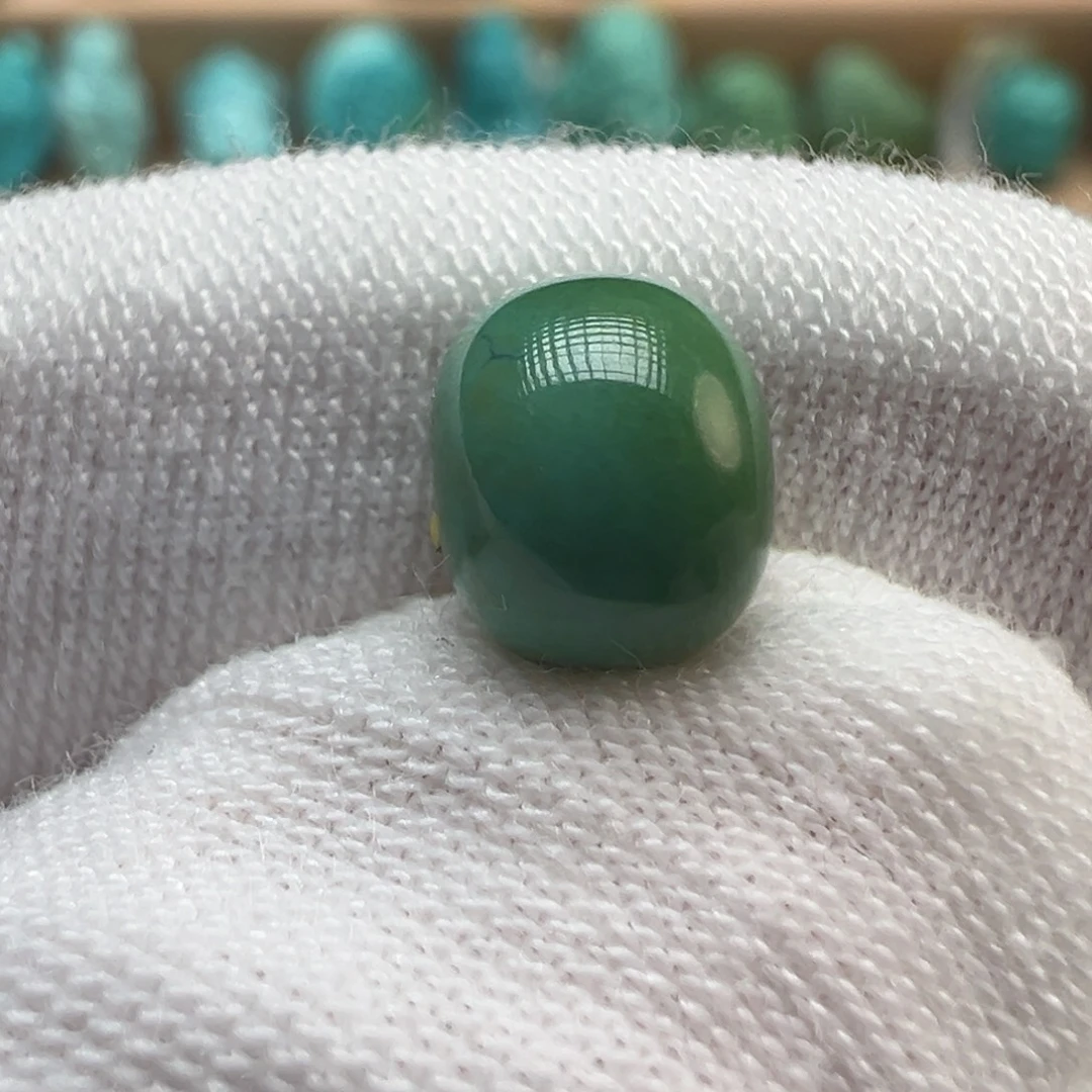 绿松石未镶嵌配饰7.4×6.1