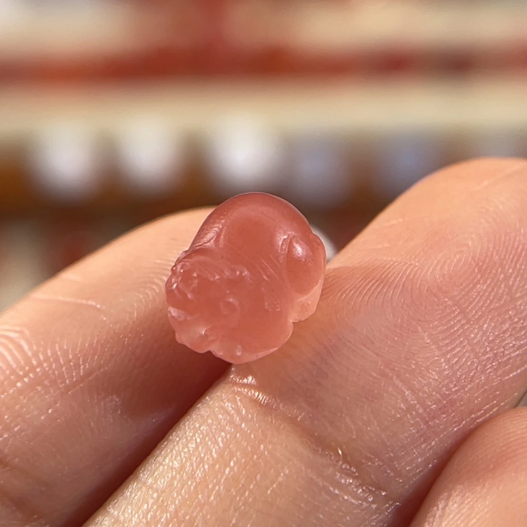 南红玛瑙未镶嵌貔貅 9.7x7.4mm 不退换
