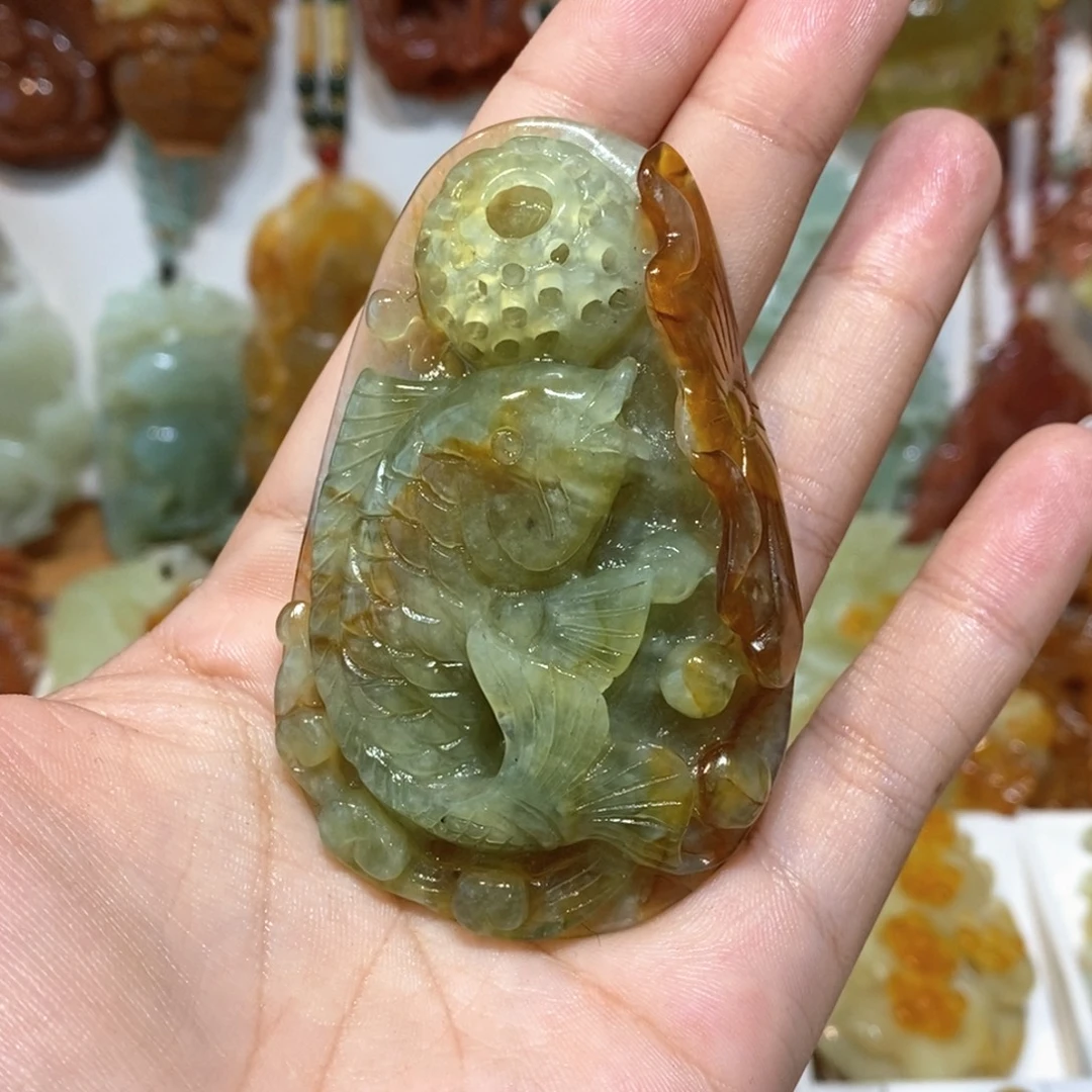 未镶嵌蛇纹石玉颈饰