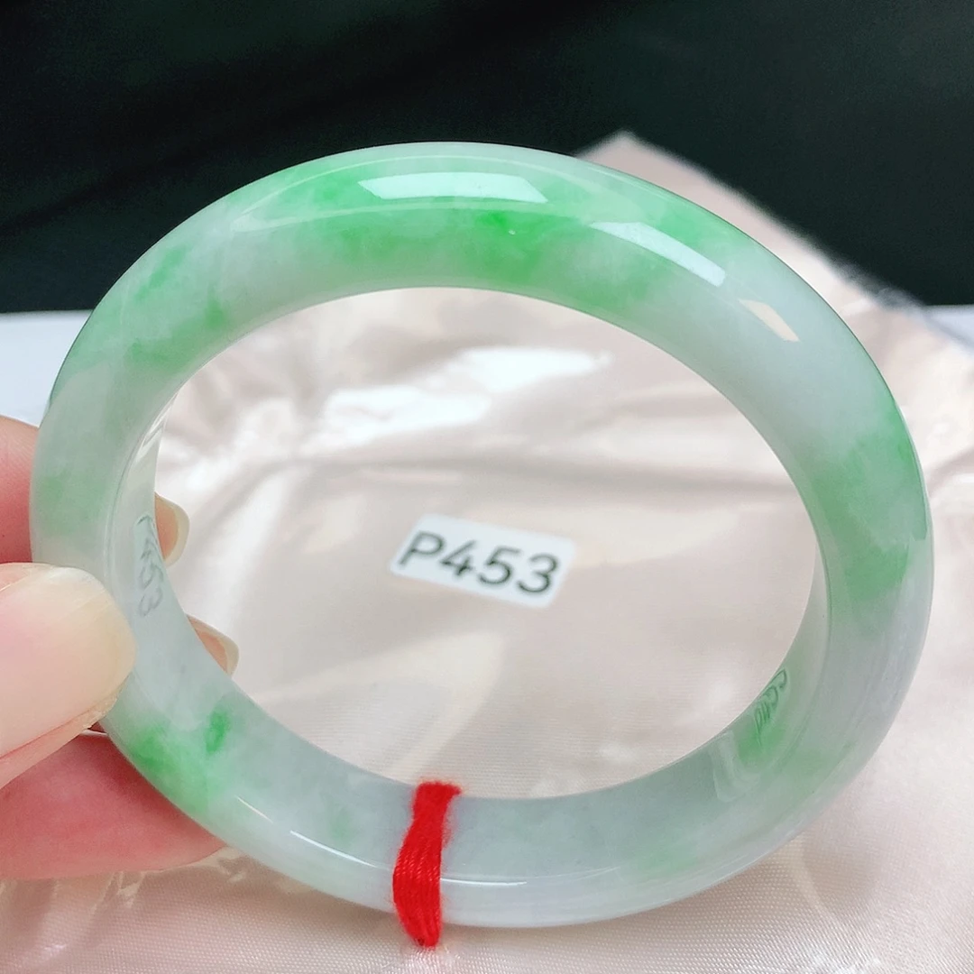 翡翠手镯未镶嵌缅甸天然A货翡翠手镯