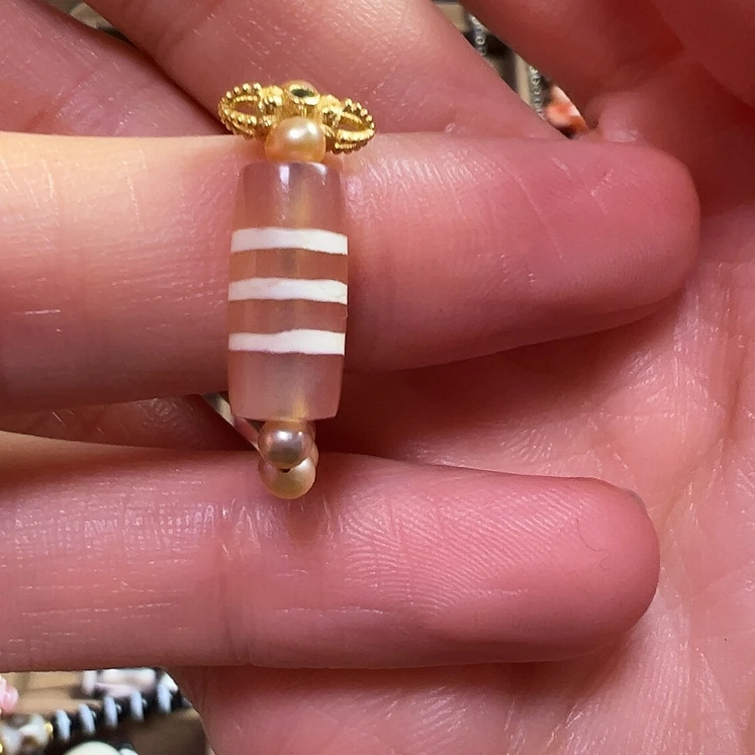 橘****石英石纯铜戒指儿