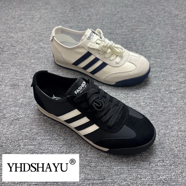 【头层牛皮】广州新款网红薄款圆头阿甘鞋时尚轻便百搭休闲运动鞋