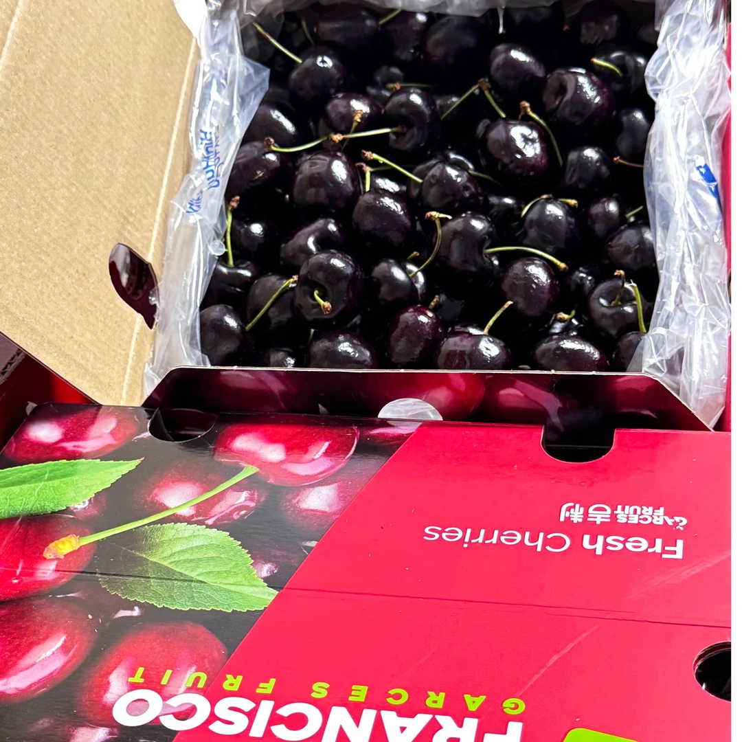 [桑提娜4JD]智利空运车厘子新鲜原箱500g内附果径卡桑提娜智利
