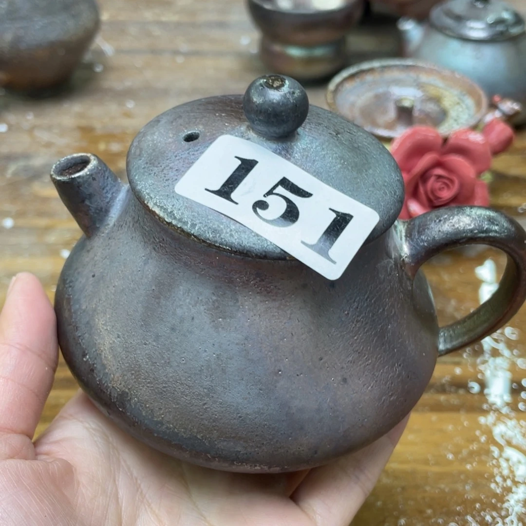 阳***角纯手工柴烧茶壶茶具